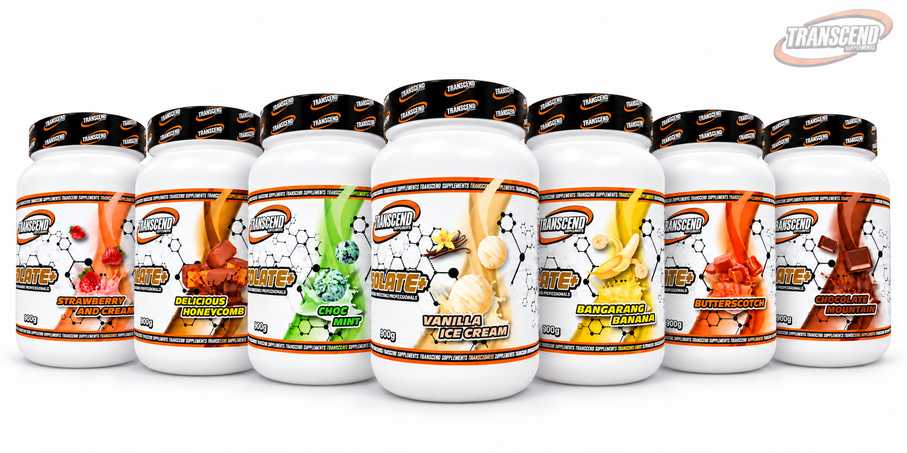 Transcend Supplements Isolate Plus 900g 30 Serve